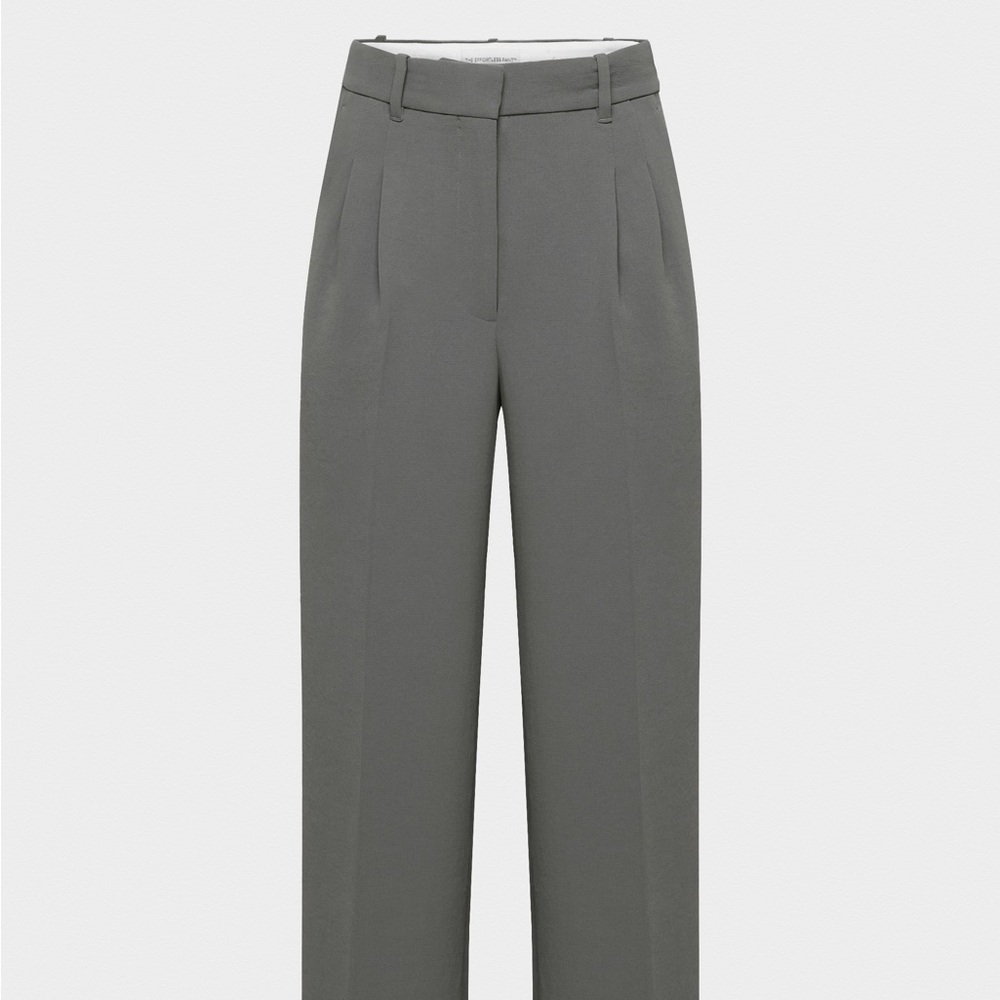 Aritzia Effortless Pants WIDER Coal Grey
